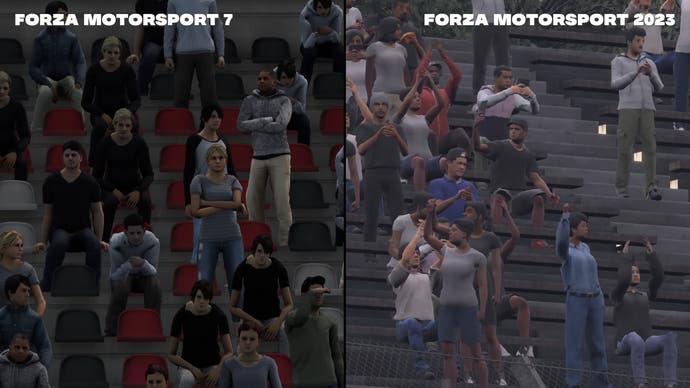 forza motorsport 2023 vs forza motorsport 7 comparison screenshot