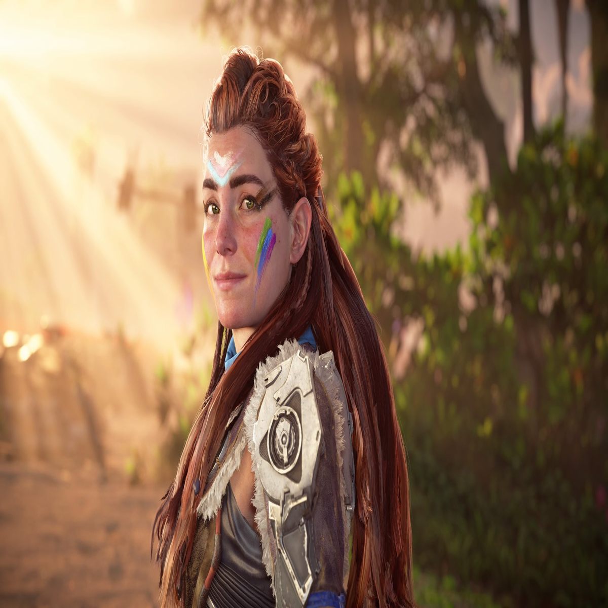 Sony Inspects Aloy's New Face In 'Horizon Forbidden West