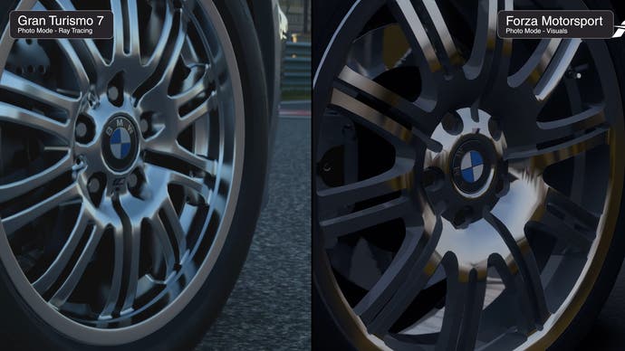 Forza vs [Noedit] Gran Turismo 7 Porównanie: koła BMW M3