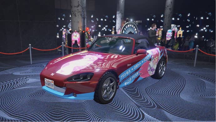 The RT3000 in GTA Online as a casino podium prize