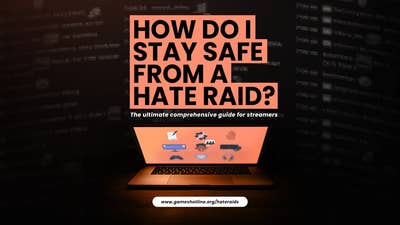 Games And Online Harassment Hotline launches hate raid protection resource