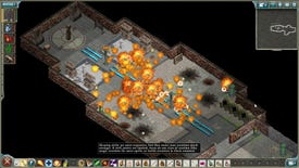 A series of huge explosions triggered in the isometric RPG Geneforge 2 - Infestation