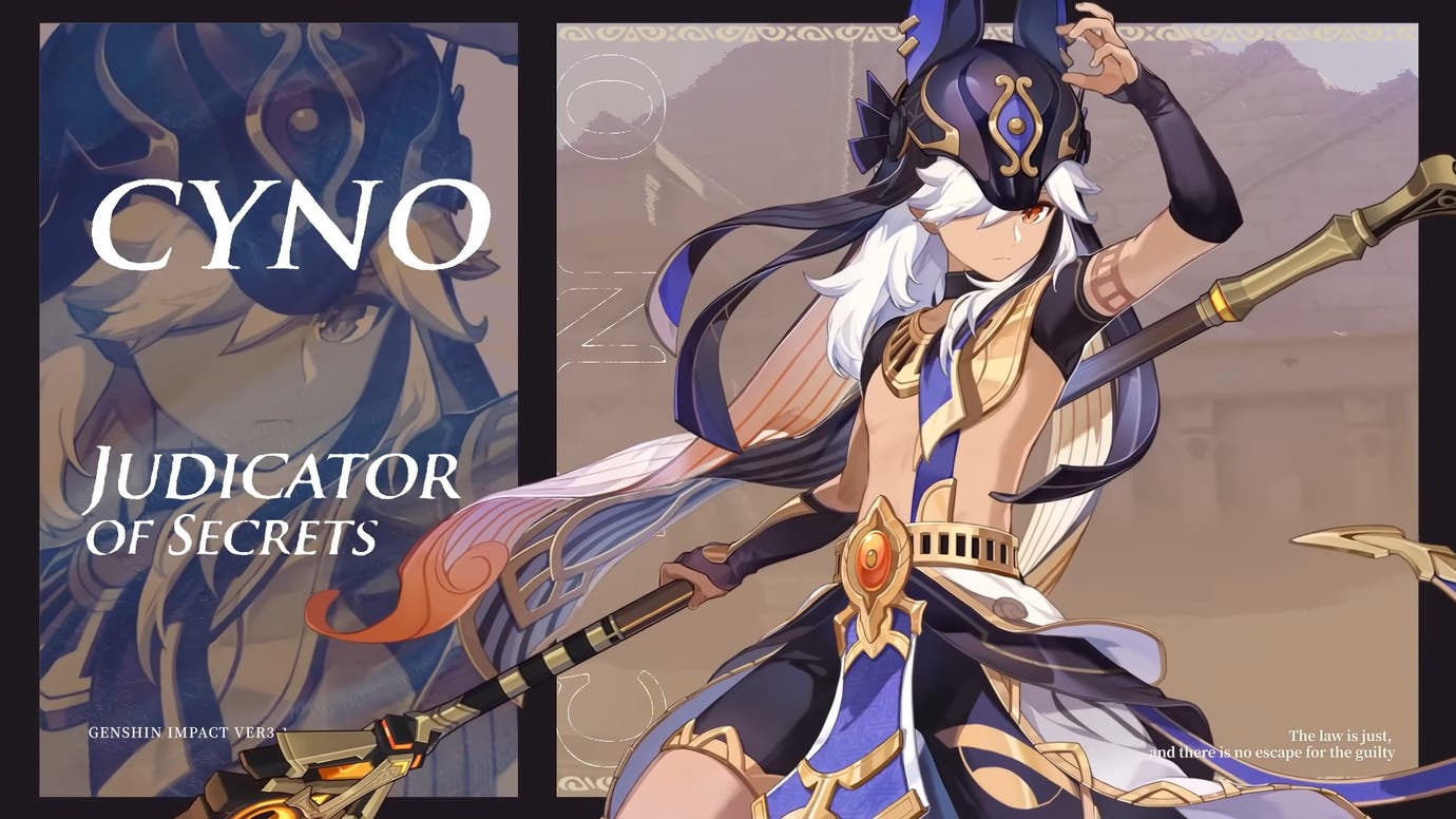 Genshin Impact Cyno best build, Talent and Ascension materials, weapon