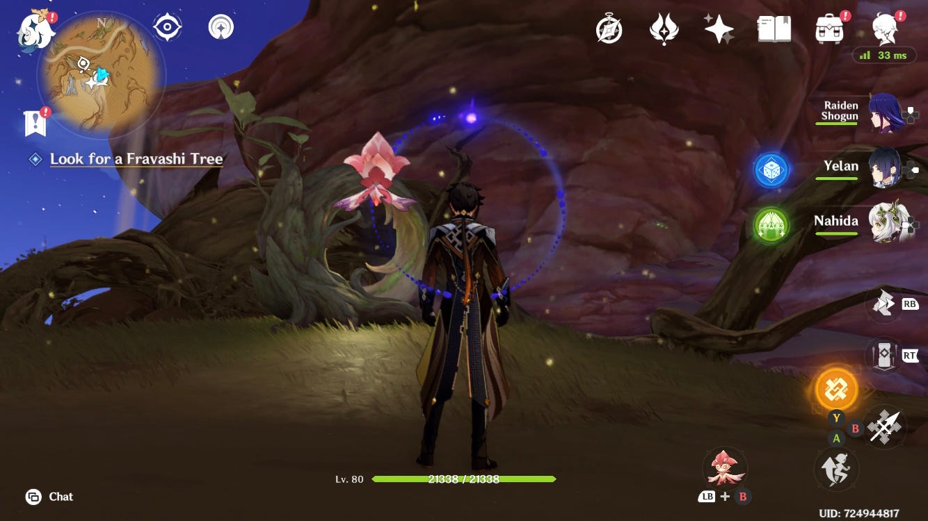 Temir Tree Genshin Impact Fravashi Tree locations for 'Pale Fire' quest ...