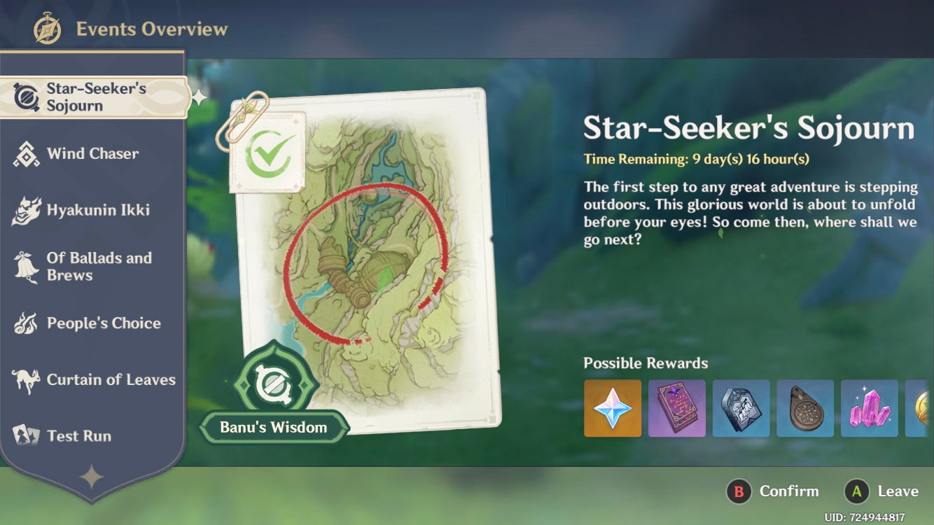 Genshin Impact Future Star locations for Star Seeker's Sojourn event ...