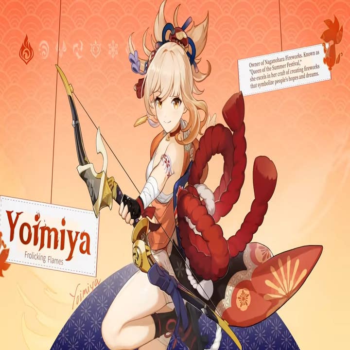 Genshin Impact Yoimiya best build and Talent, Ascension materials,  Constellation, team, weapon