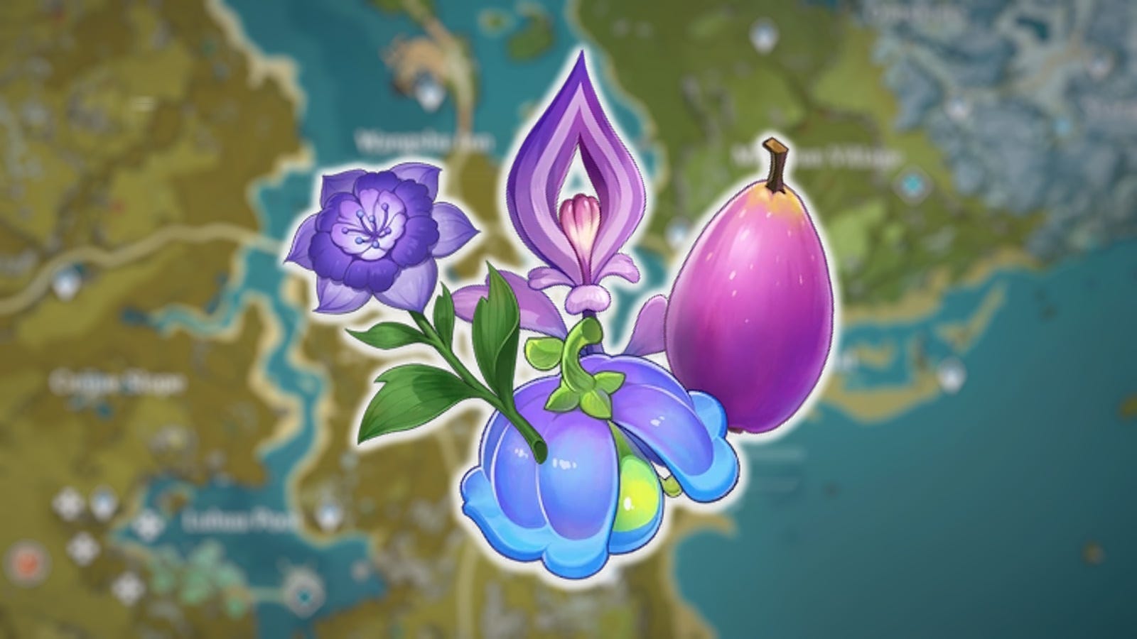 Genshin Impact purple Teyvat product locations