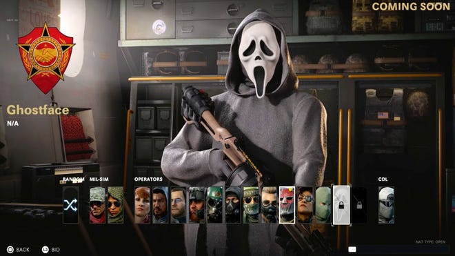 Ghostface in Call of Duty