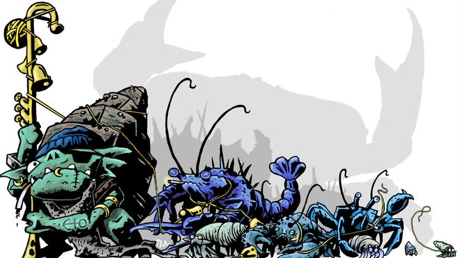 Goblin Quest, a one-page tabletop RPG game from Grant Howitt.