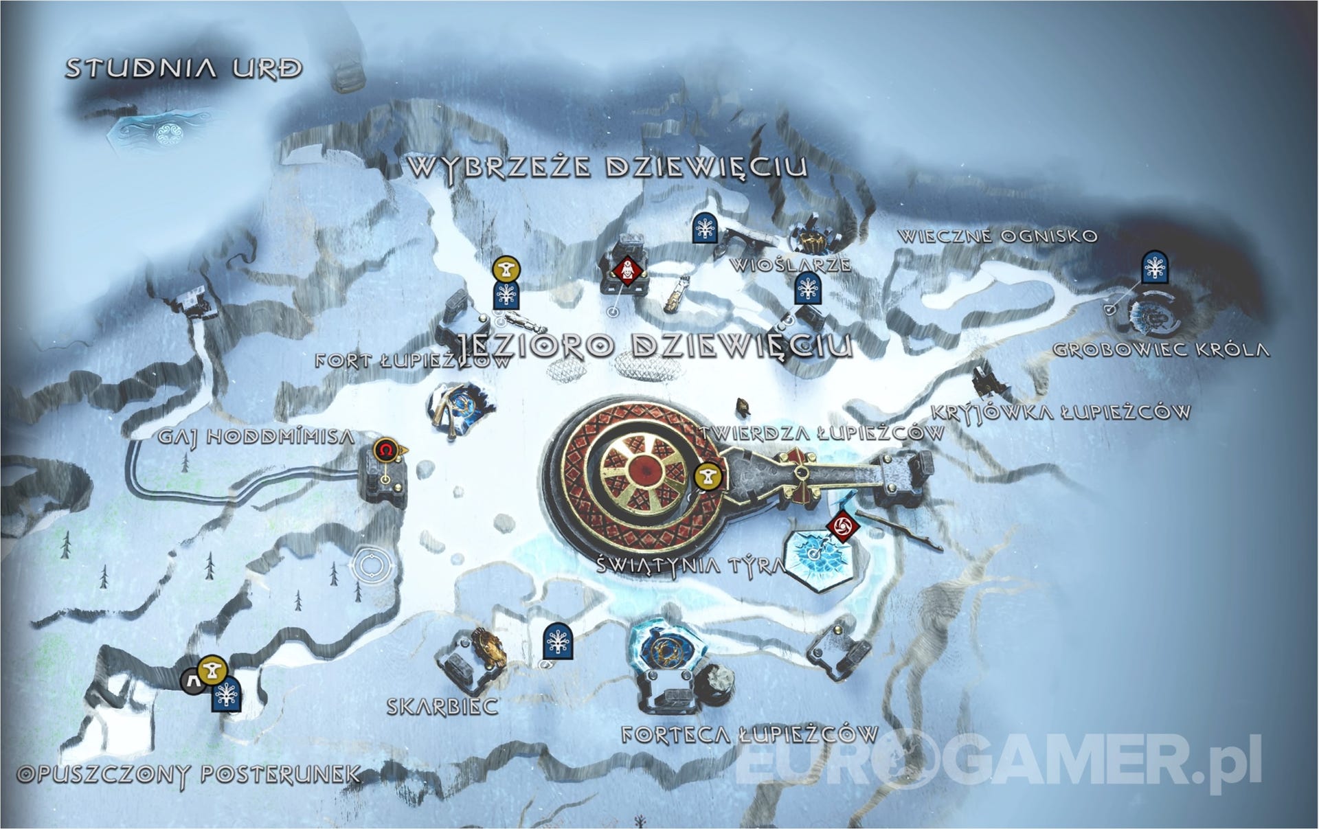God of War Ragnarok - Midgard: mapa, znajdźki, przysługi | Eurogamer.pl