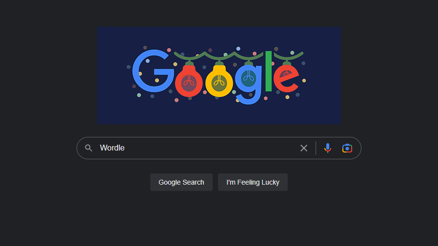 Google search for Wordle