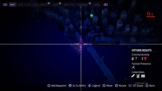 1st Gotham Heights Batarang location