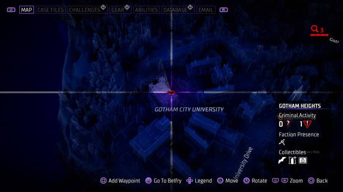 4th Gotham Heights Batarang location