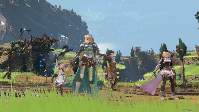Granblue Fantasy Relink screenshot showing the party having completed a quest.
