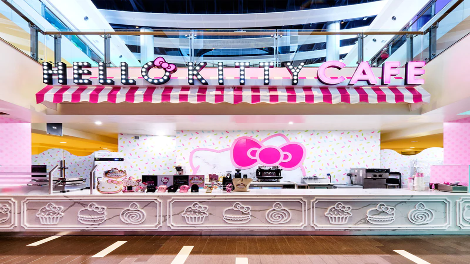 Hello Kitty Opens a Pretty Pink Cafe, Tea Room, and Cocktail