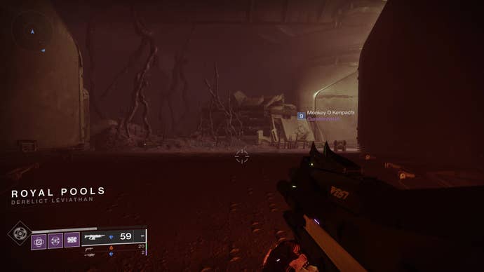 The last step in making your way to the Royal Pools in Destiny 2.
