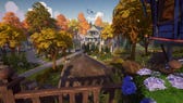 A view overlooking the Mayor's Mansion in Hello Neighbor 2