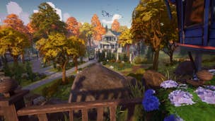 A view overlooking the Mayor's Mansion in Hello Neighbor 2