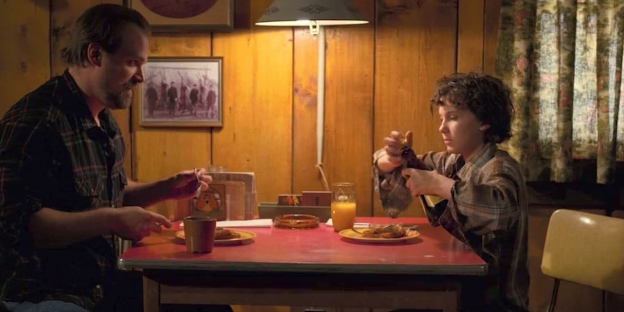 Stranger Things Hopper and Eleven in season 2