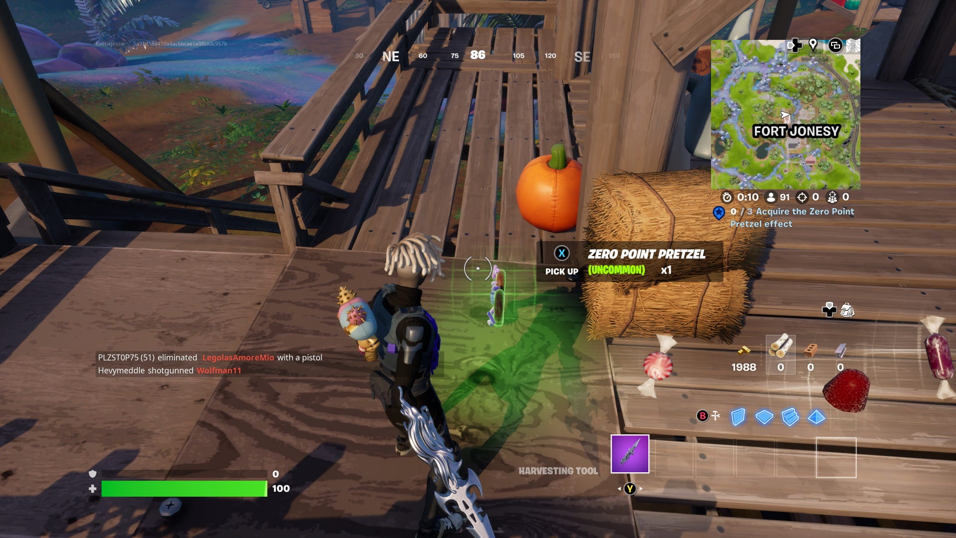 How to acquire the Zero Point Pretzel effect in Fortnite | Eurogamer.net