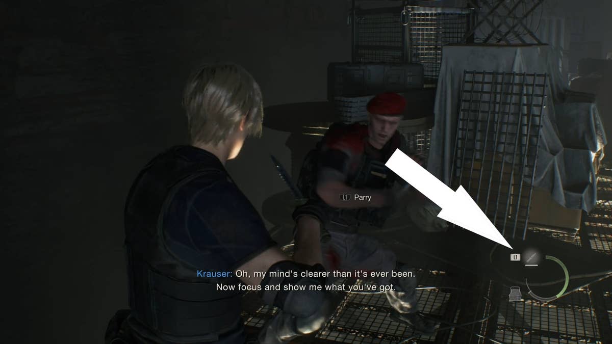 How to beat Krauser in Resident Evil 4, Krauser boss strategy