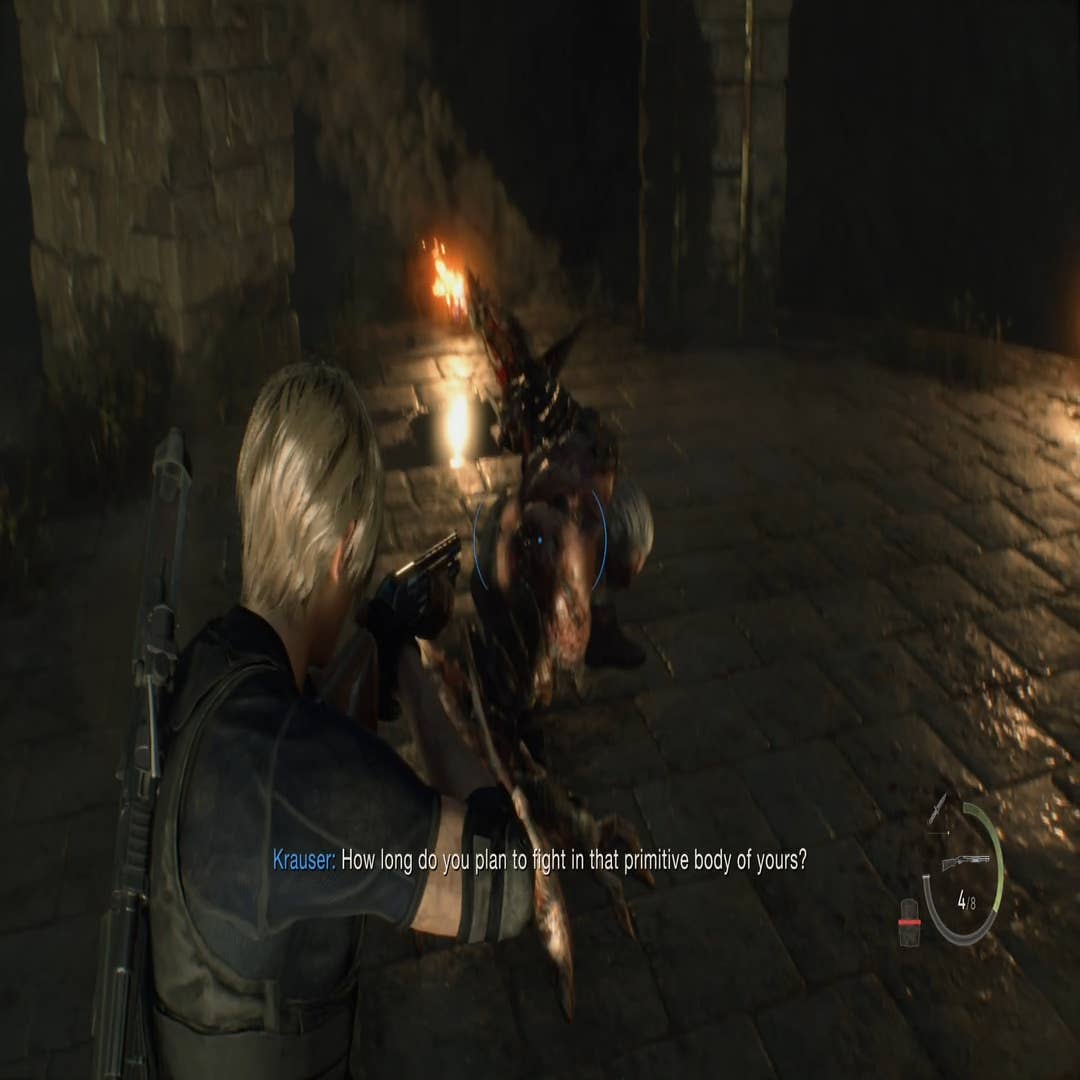 Resident Evil 4 Krauser Boss Fight Ps5, PlayStation 5, video game, He is  Hunting me Whole Game, By Fidisti