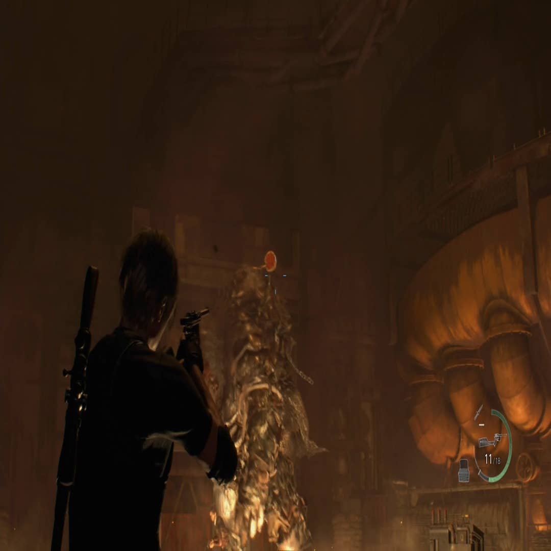 Chapter 11 guide (Blast Furnace boss fight) in Resident Evil 4 remake -  Polygon