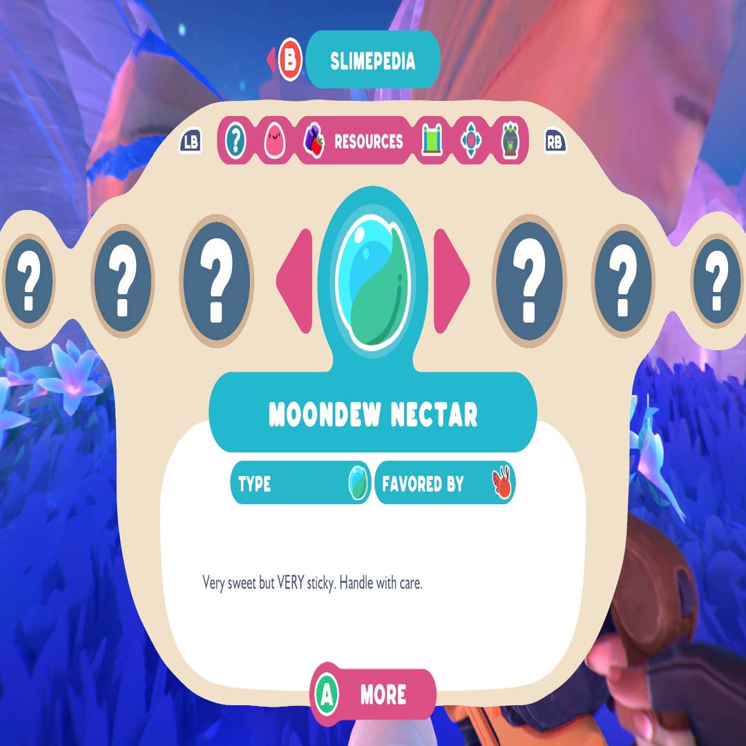 Slime Rancher 2: Moondew Nectar locations and how to use it