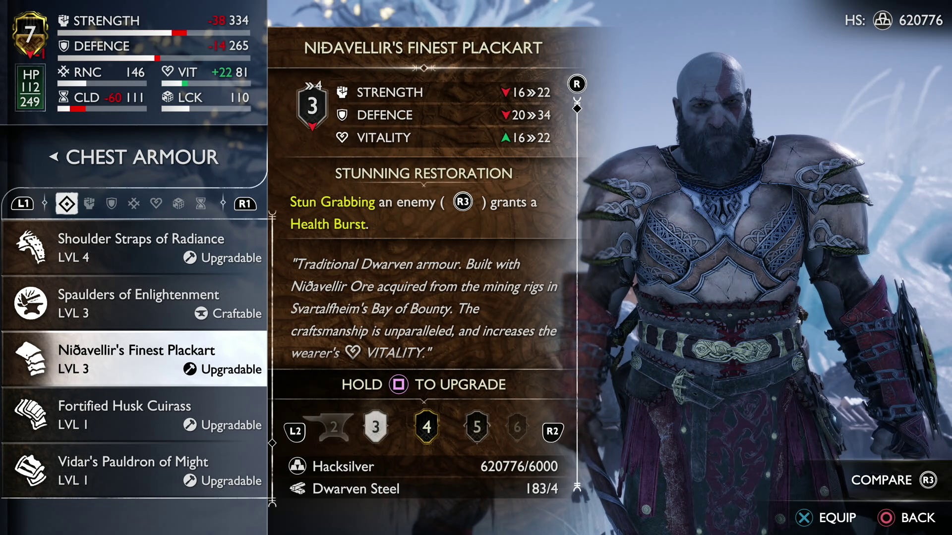 God of War Ragnarök best armor sets, including best early armor and how