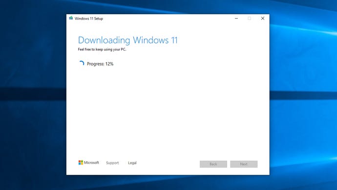 Step 3 of how to create Windows 11 installation media: wait for the tool to finish creating the installation files on your USB, then click 'Finish'.