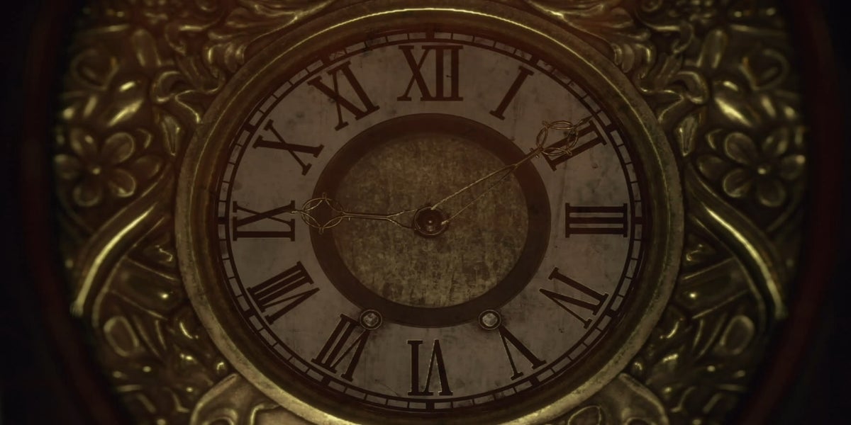 Resident Evil 4 Remake - Ashley - Grandfather Clock Time Solved  (Professional Difficulty). 