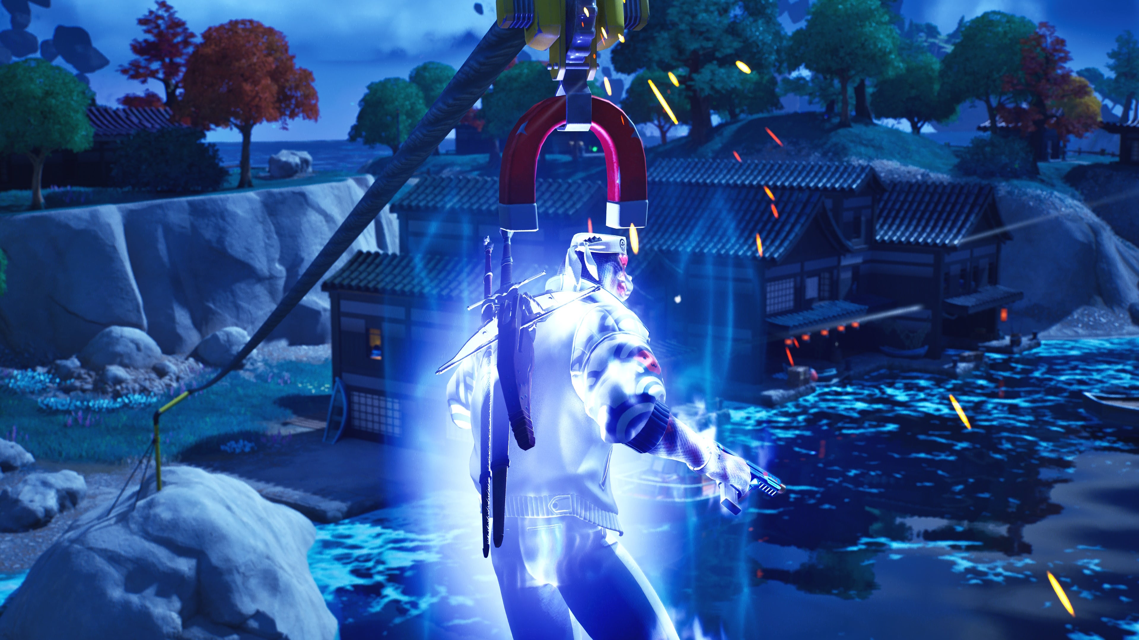 How to travel from Kenjutsu Crossing to Knotty Nets without touching water in Fortnite - Vimarsana News