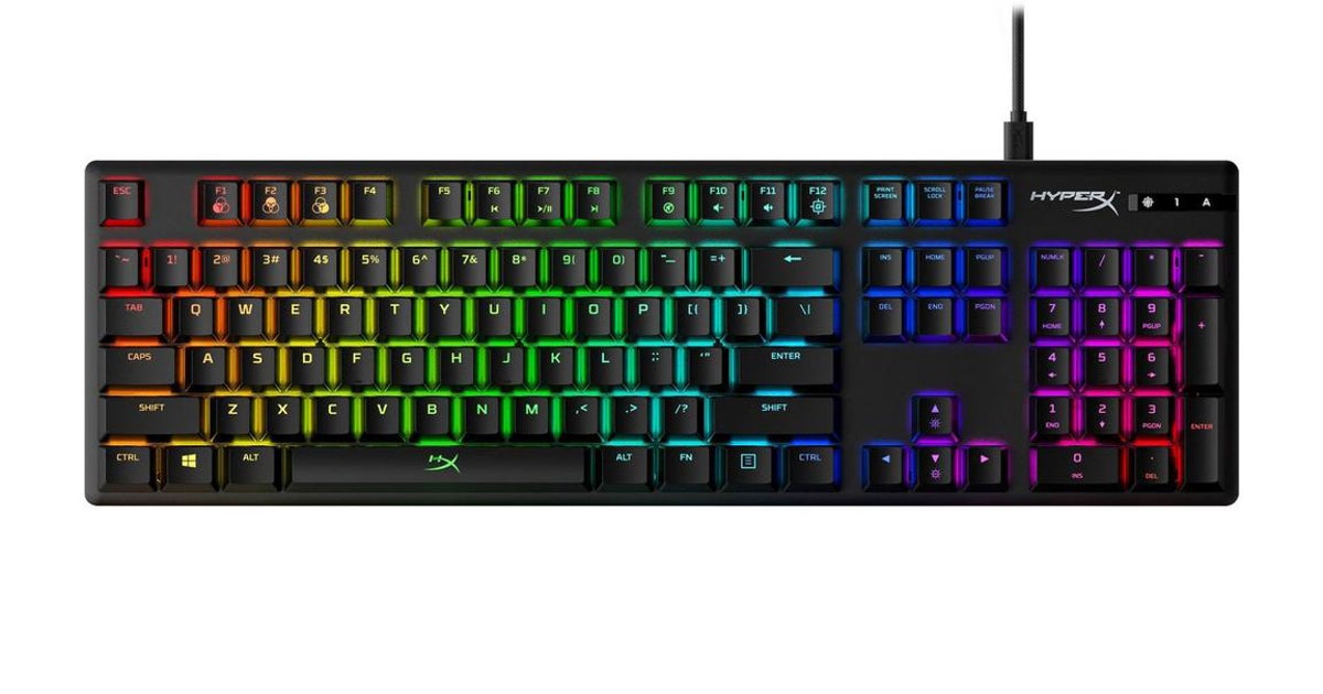 Adquira o excelente teclado mecânico Alloy Origins da HyperX por US$ 32