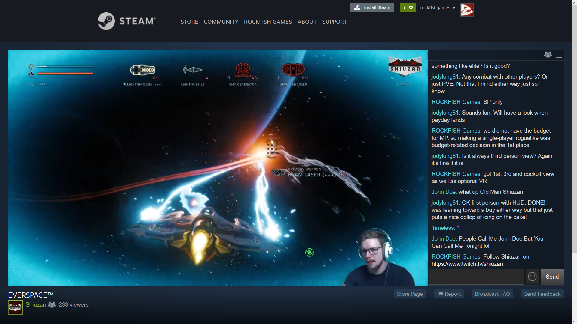 Rockfish Live Steam broadcasting will change the game for indie