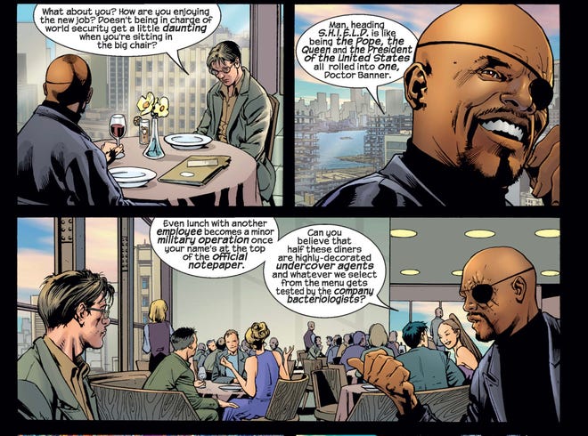 Nick Fury from The Ultimates