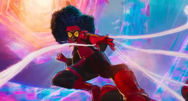 Jessica Drew still from Across the Spider-Verse