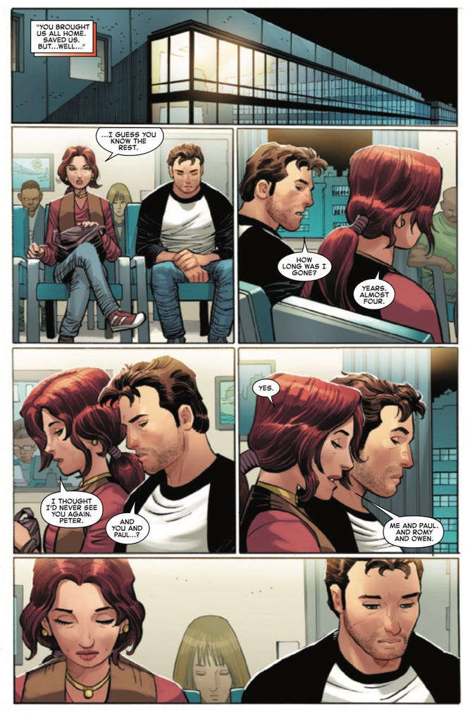 Peter and Mary Jane breakup (Amazing Spider-Man #25)