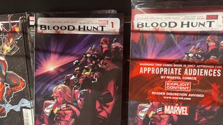 Blood Hunt: Red Band #1 and Blood Hunt #1 at an LCS