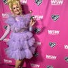 Cheryl Hole on the pink carpet of RuPaul's Drag Race UK season 5