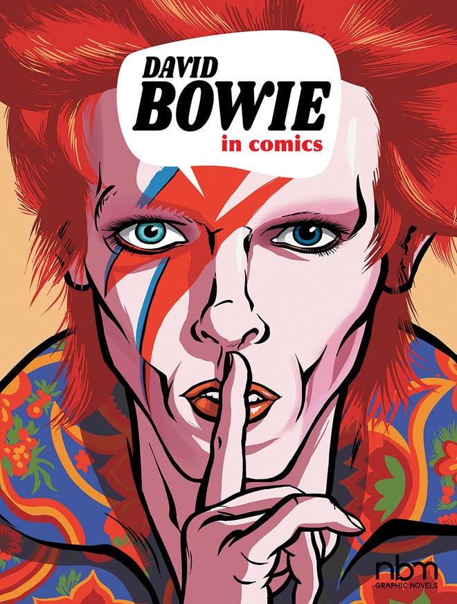 David Bowie in Comics cover