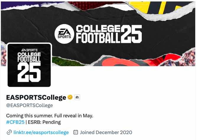 EA Sports College Football 25 Anunciado | Eurogamer.pt