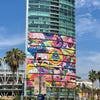 Exterior photographs of downtown San Diego and the San Diego Convention Center