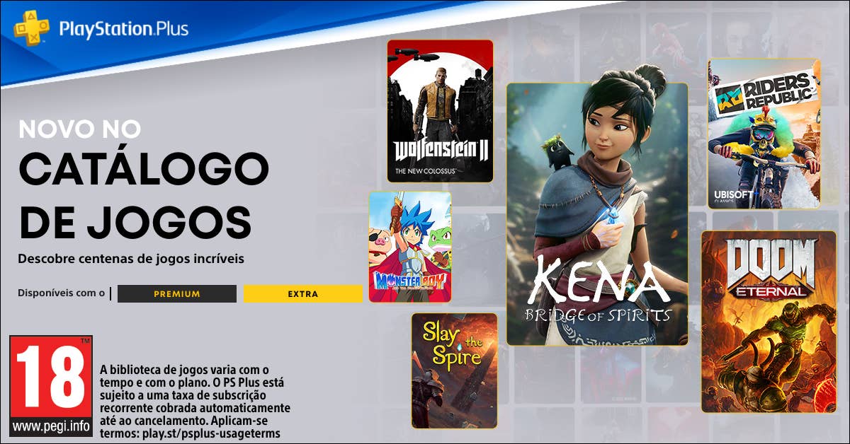 Jogos PS Plus Extra e Premium de abril já disponíveis