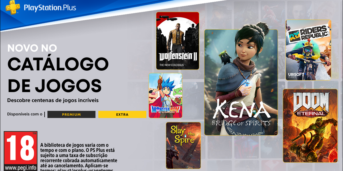 Jogos PS Plus Extra e Premium já disponíveis