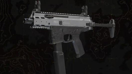 A close-up of the ISO 9mm from Modern Warfare 2.