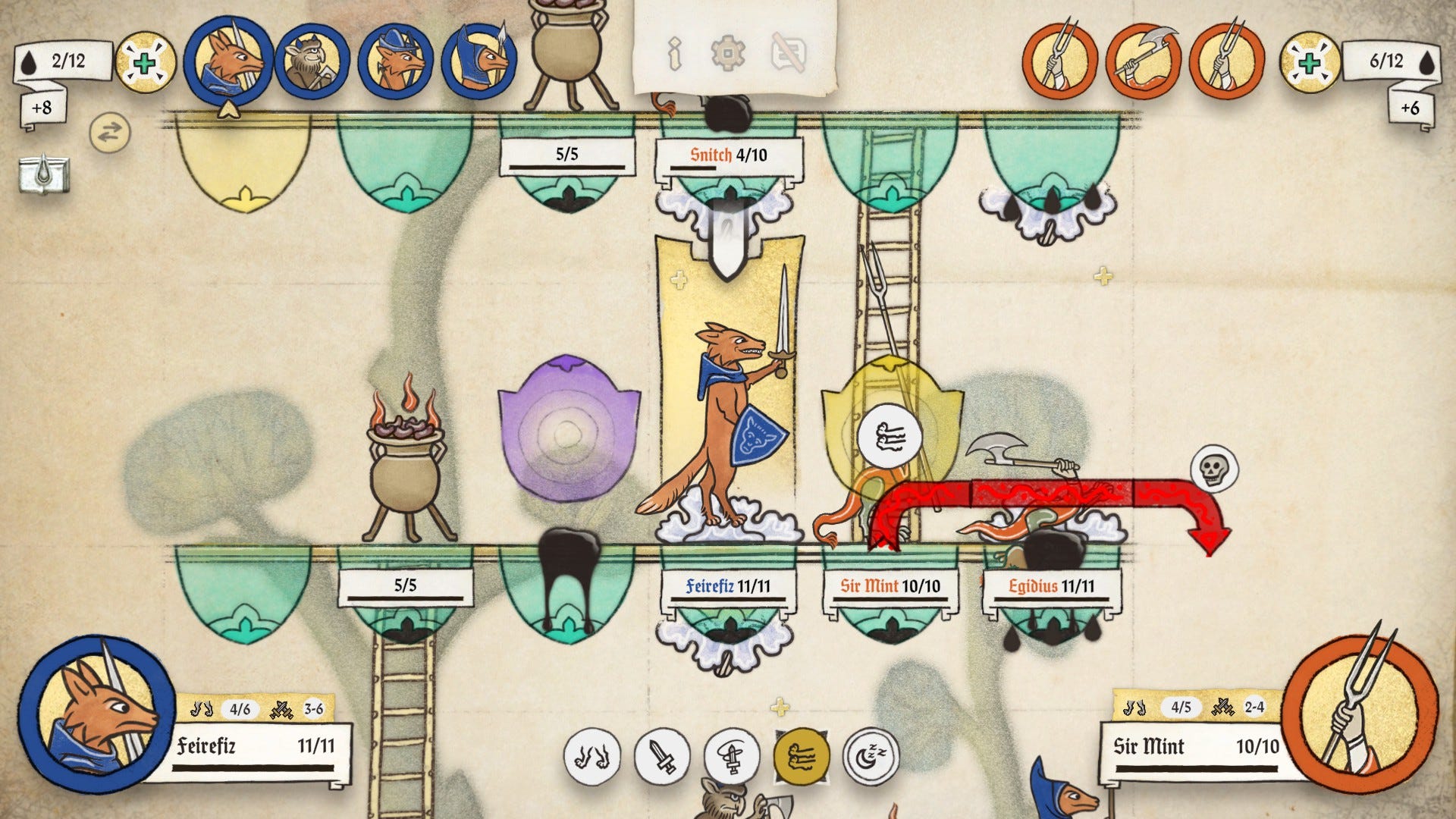 Inkulinati Rabbit Inkulinati review – deep and daft tactical play | Eurogamer.net