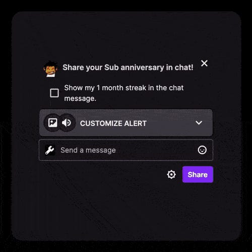 Twitch meluncurkan fitur Peringatan baru untuk mempersonalisasi streaming
