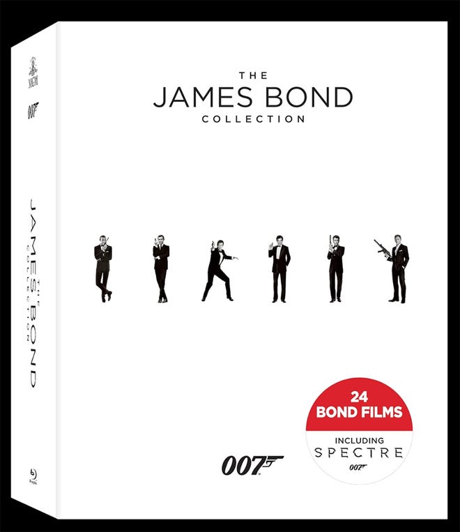 James Bond collection on Blu-ray