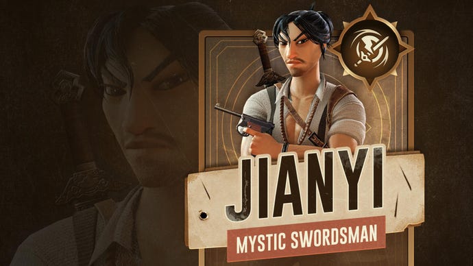 Charakterkunst für Jianyi, den mystischen Schwertkämpfer in The Lamplighters League