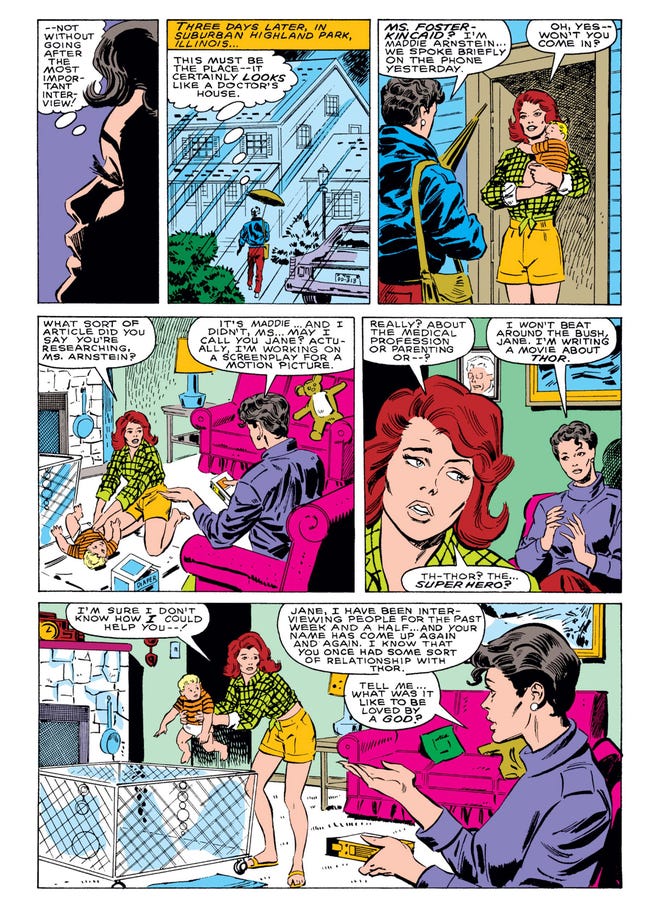 Interior comic page featuring the introduction of Jimmy